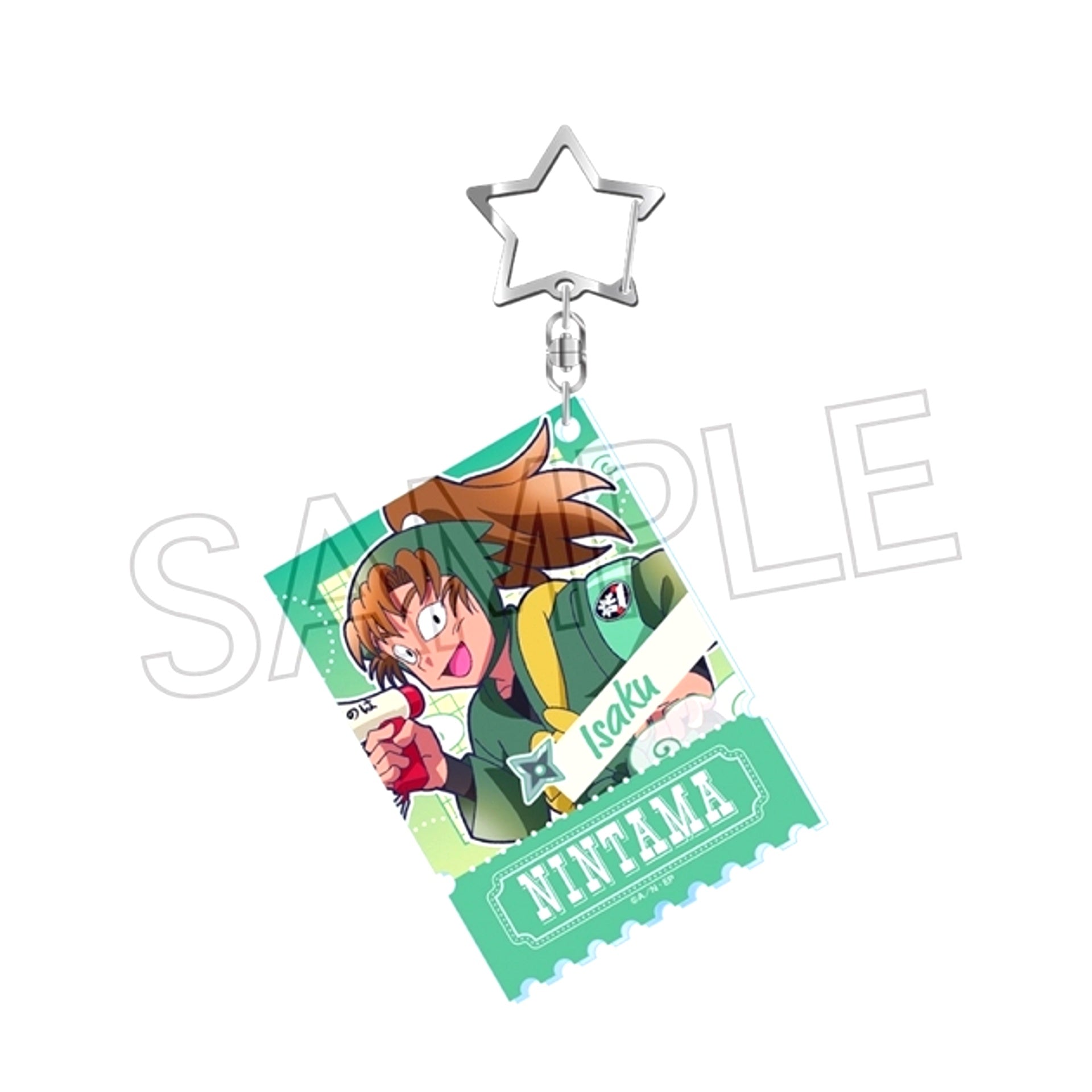 Nintama Rantaro Acrylic Keychain -School Trip Committee- Isaku Zenpouji [NEW]