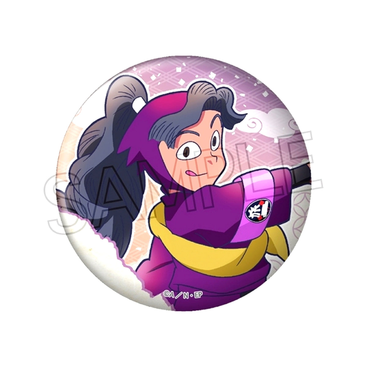 Nintama Rantaro Can Badge -School Trip Executive Committee- Kihachiro Ayabe [NEW]