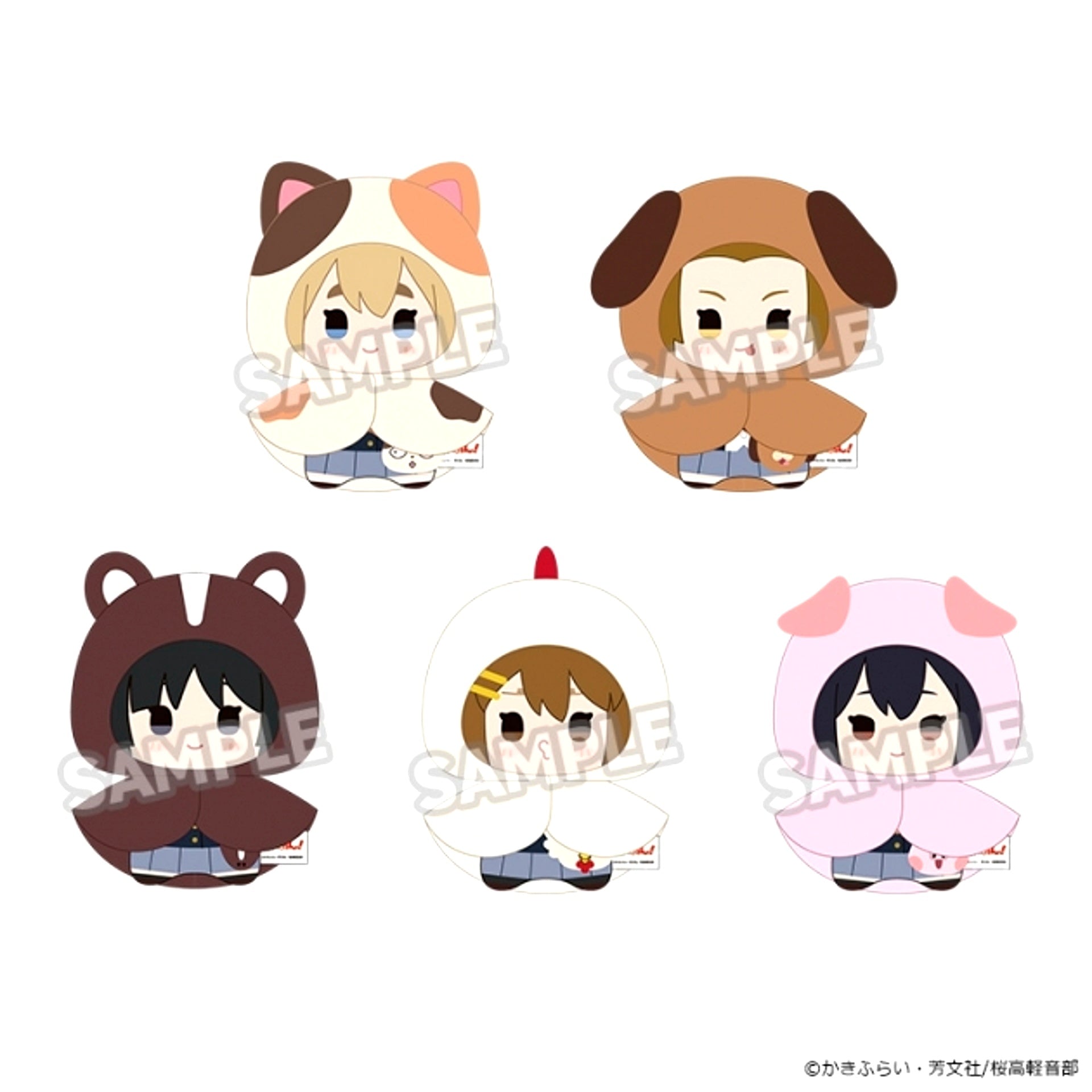 K-On! Fuwa Ame Series Trading Plush Strap Random [NEW]