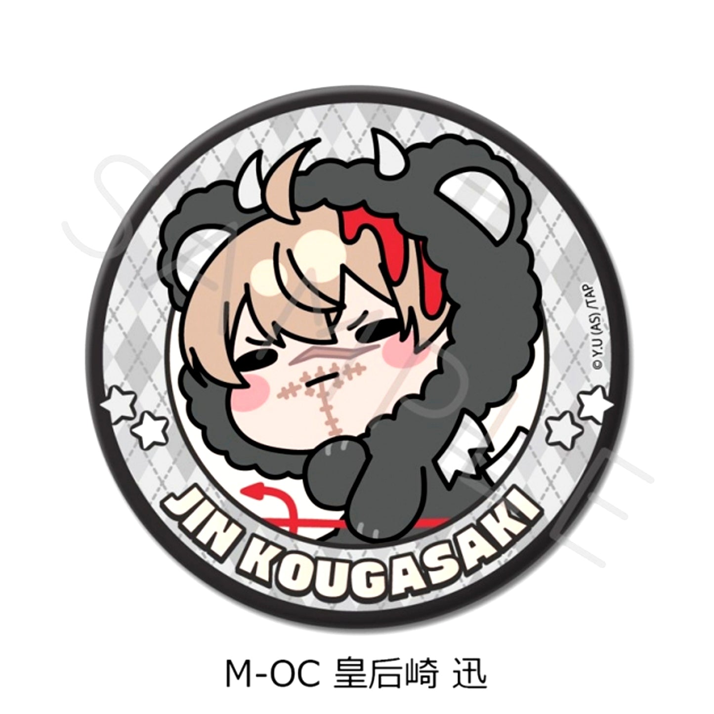 TV Anime Tougen Anki Vol.5 3way Can Badge M-OC (Jin Kougasaki) [NEW]