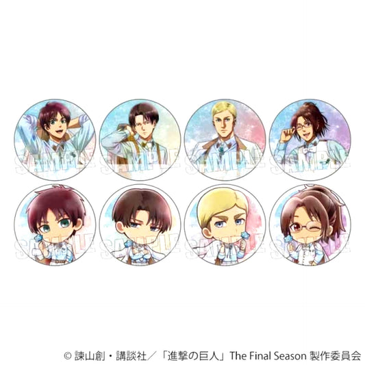 TV Anime Attack on Titan The Final Season Random Button Nemophila Goods - Badge [NEW]
