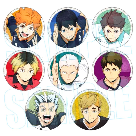 Anime Haikyu!! Trading Glitter Can Badge 10th Anniversary Event Visual [NEW]
