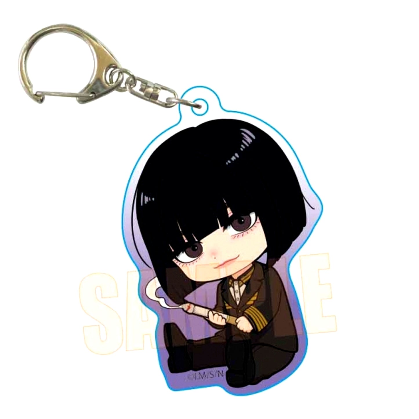TV Anime Nihon Sangoku Gyugyutto Acrylic Keychain Yoshitsune Asama A [NEW]