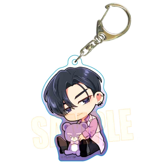 TV Anime "Tamon's B-Side" Gyugyutto Acrylic Keychain Rintaro Kai [NEW]