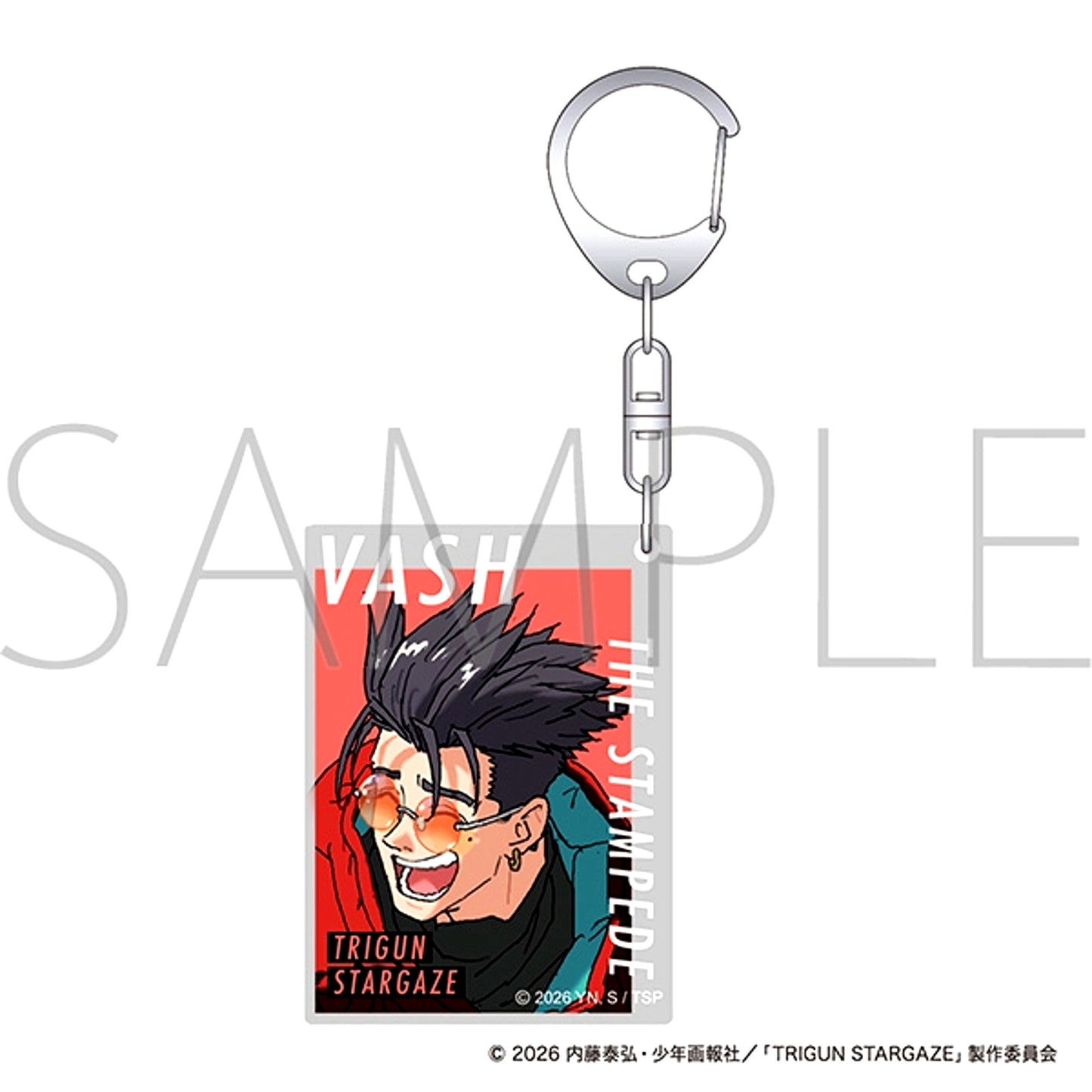 TRIGUN STARGAZE Acrylic Keychain / Vash Completion Commemorative ver. [NEW]