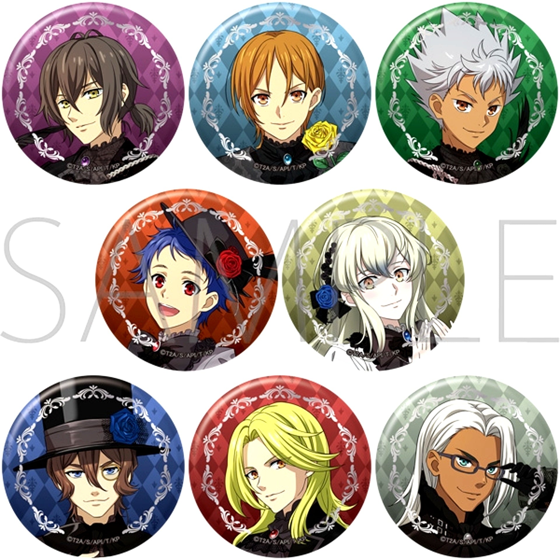 KING OF PRISM Foil Stamped Chara Badge Collection Goods - Badge [NEW]