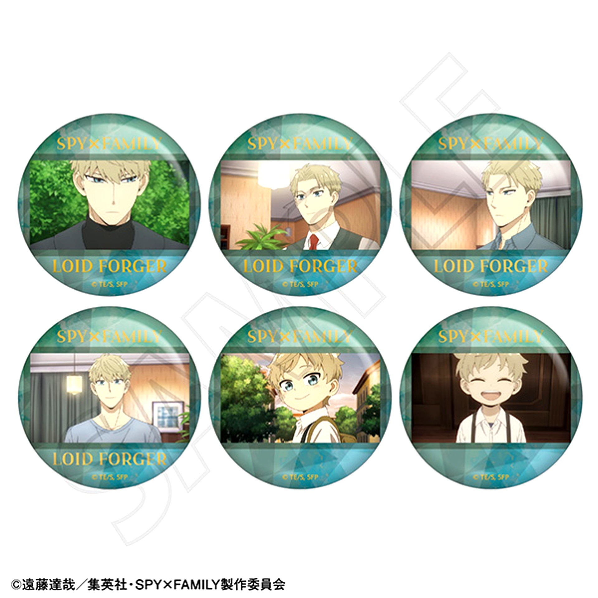 SPY x FAMILY Favorite Character Badge Collection / Loid Forger [NEW]