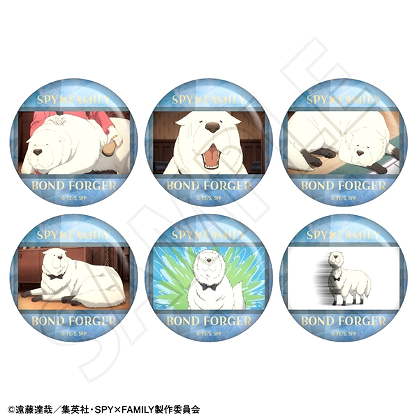 SPY x FAMILY Favorite Character Badge Collection / Bond Forger [NEW]