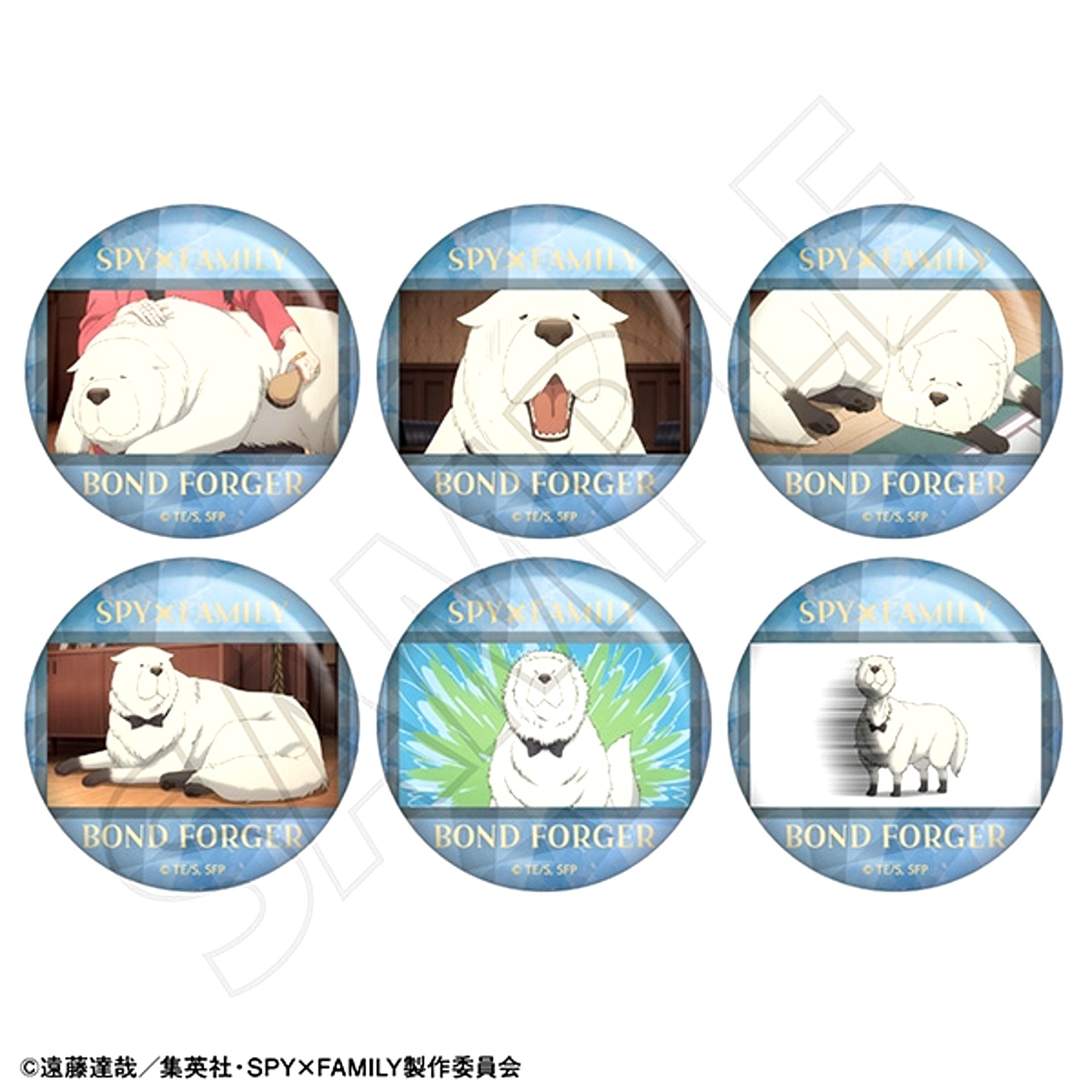 SPY x FAMILY Favorite Character Badge Collection / Bond Forger [NEW]