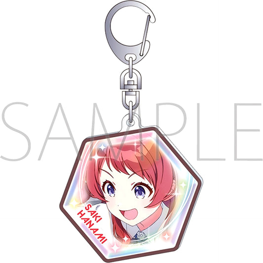 Gakuen Idolmaster Peace Style Acrylic Keychain / Hanami Saki Vol.2 [NEW]