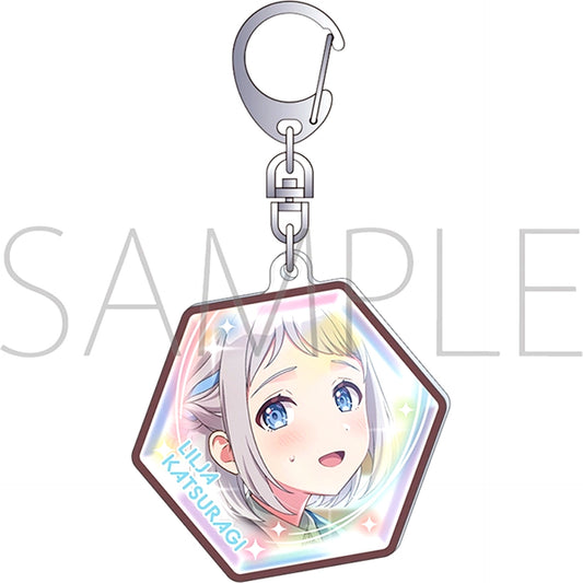 Gakuen Idolmaster Peace Sign Style Acrylic Keychain / Katsuragi Lilja Part 2 [NEW]