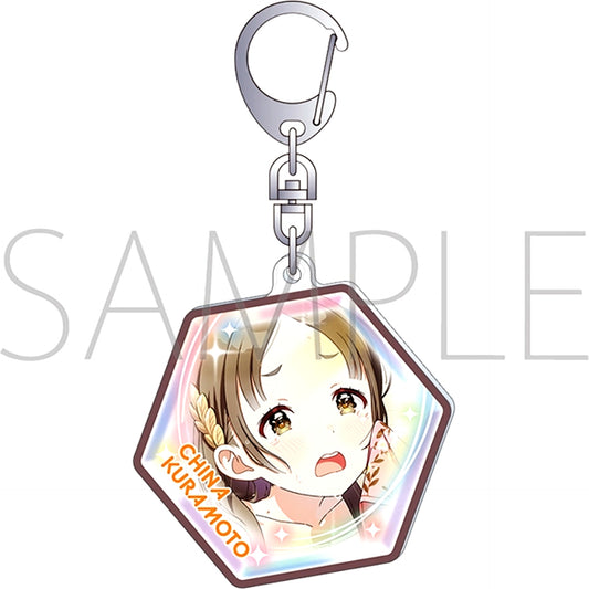 Gakuen Idolmaster Peace Sign Style Acrylic Keychain / Kuramoto China Vol.2 [NEW]