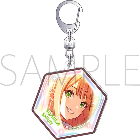 Gakuen Idolmaster Peace Sign Style Acrylic Keychain / Shiun Sumika Vol.2 [NEW]
