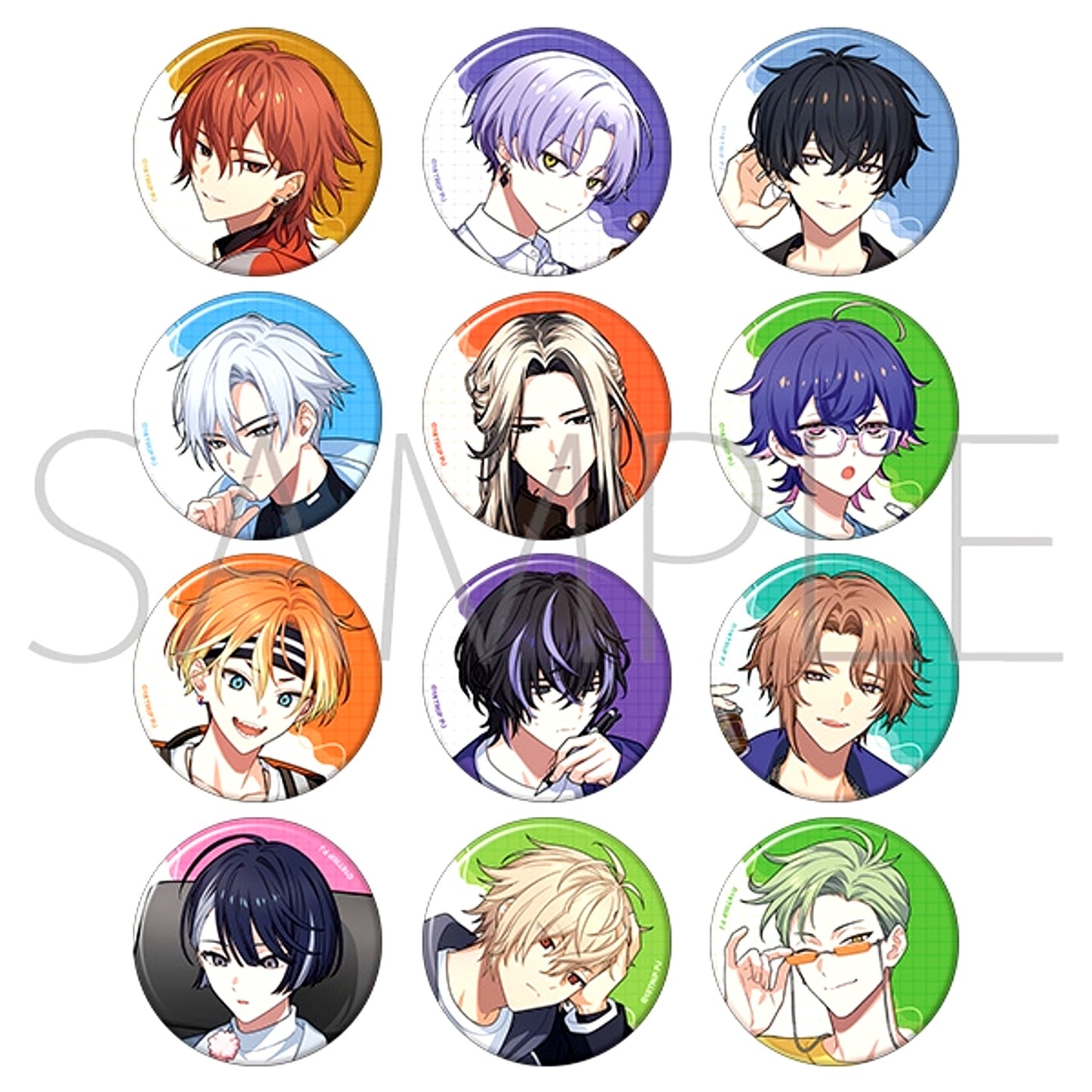 18TRIP Character Badge Collection / Vol.10 Morning Team & Day Team [NEW]