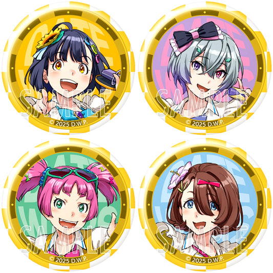 Date Wars Can Badge Set / 90s Space-Time Travel Band [NEW]
