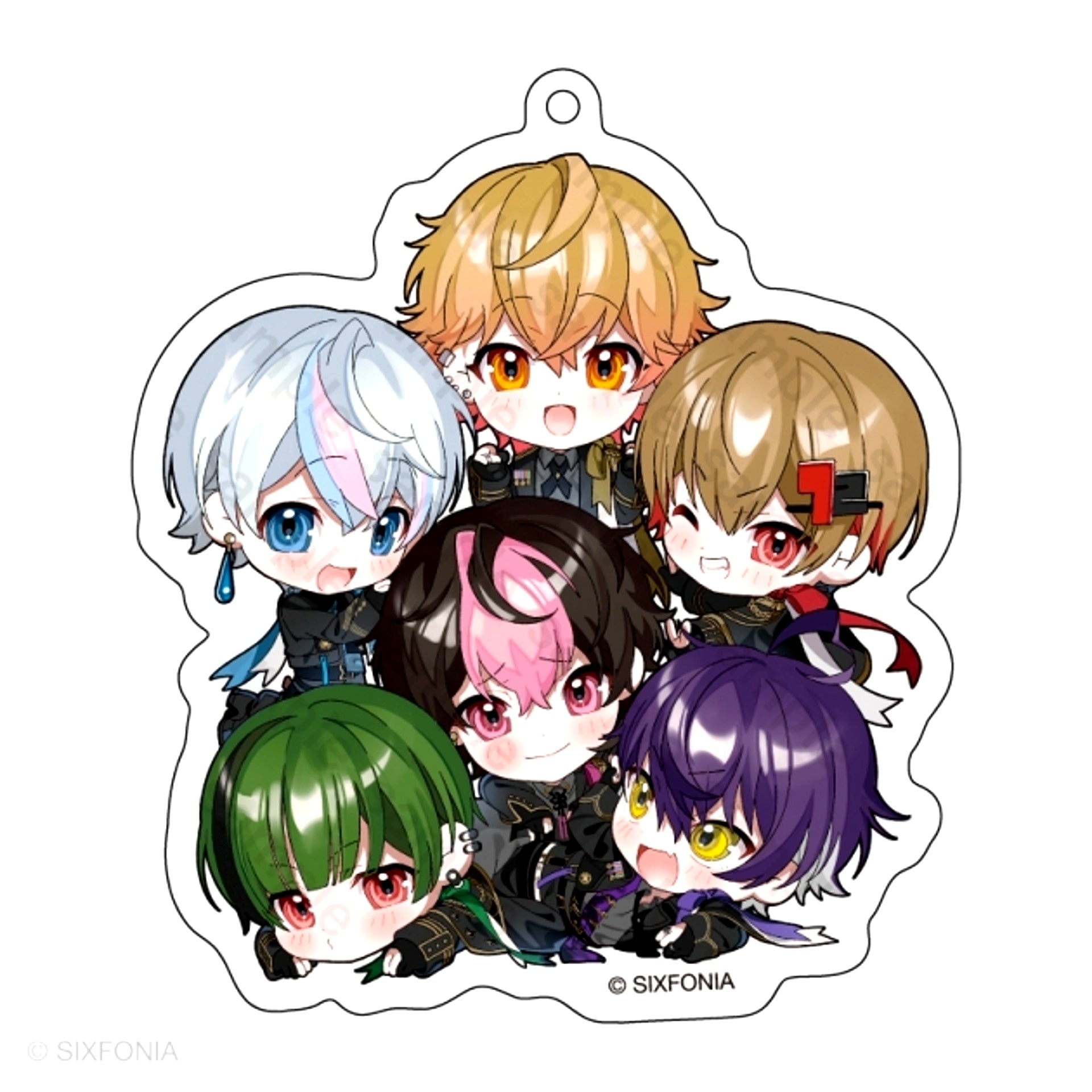 Sikufoni 4th Anniversary Acrylic Keychain All Members [NEW]