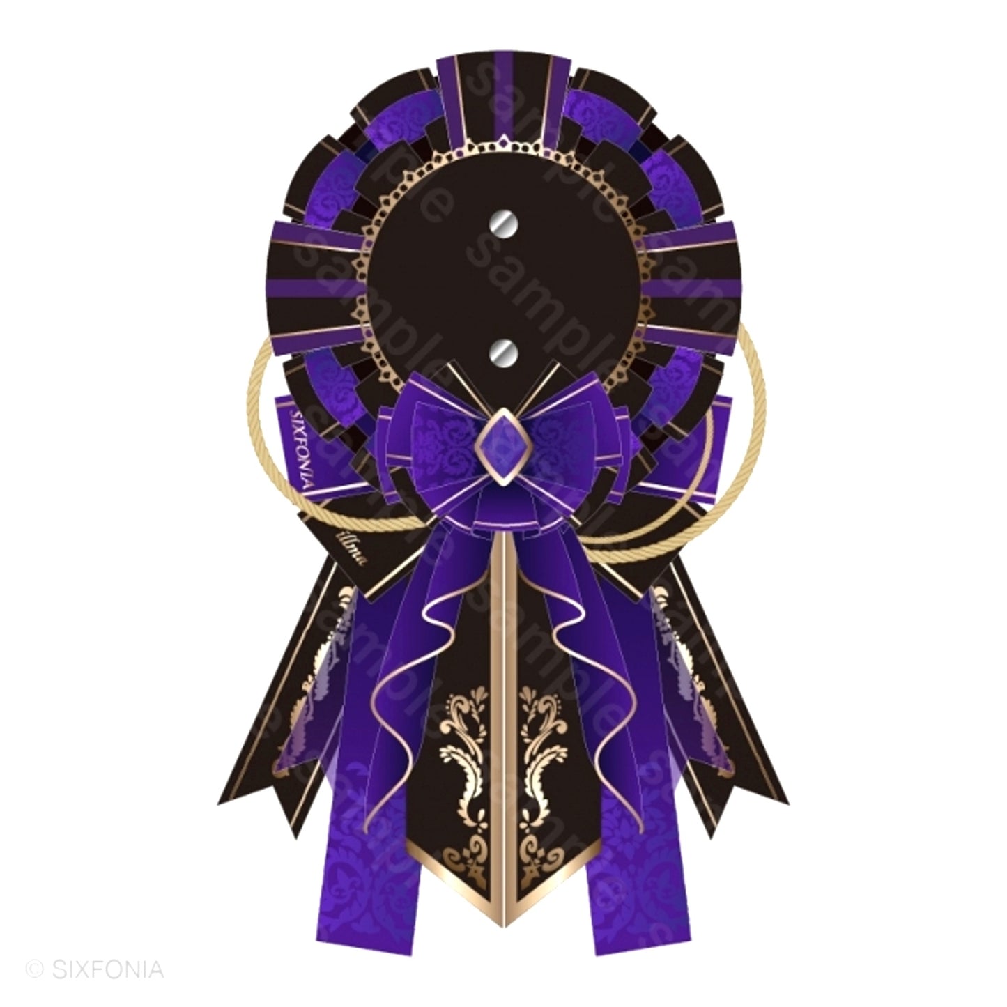 Sikufoni 4th Anniversary Can Badge Rosette Iruma [NEW]