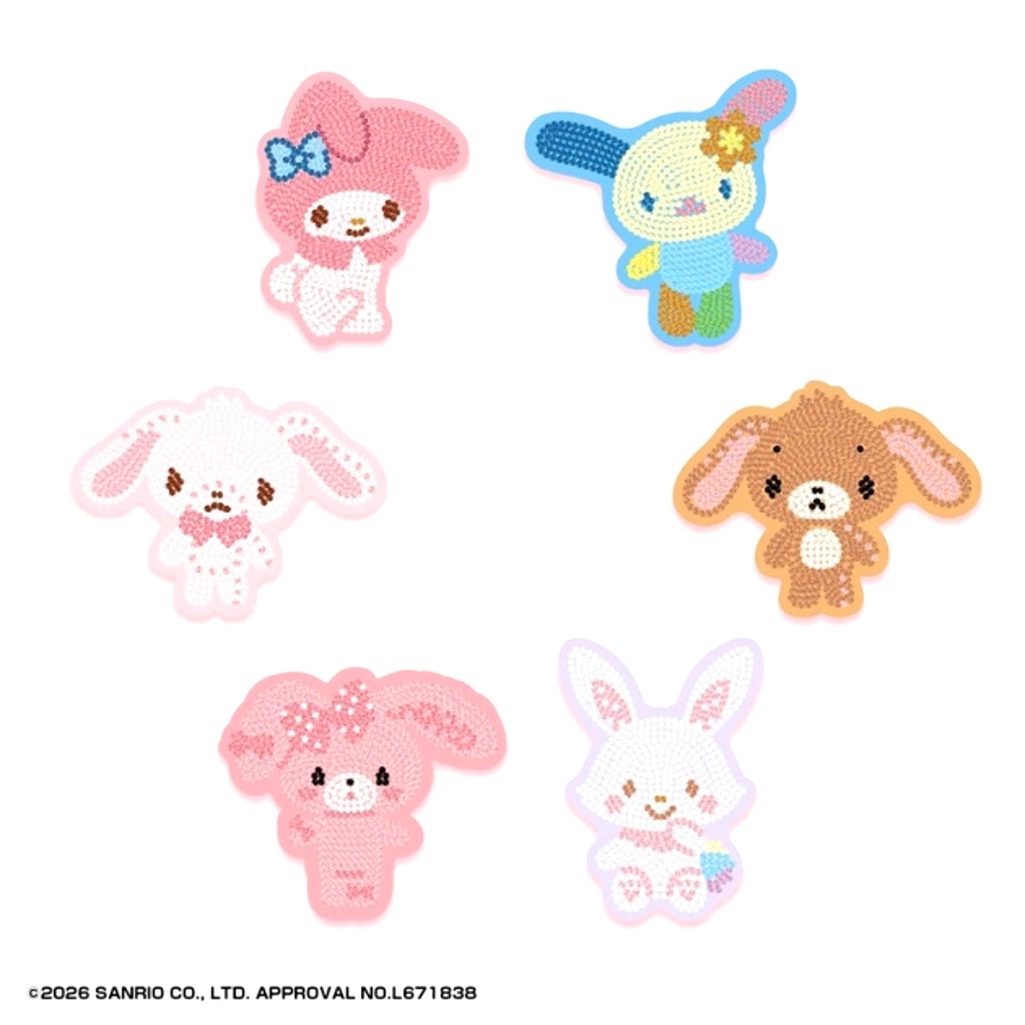 Sanrio Characters Jue Lee Mascot 17 Goods - Mascot [NEW]