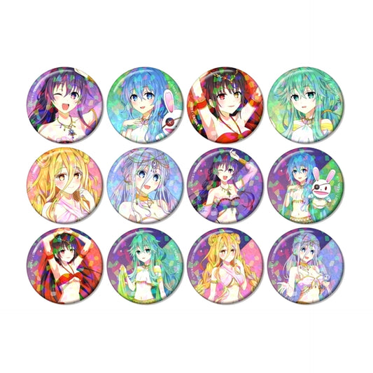 Anime "Date A Live V" Newly Drawn Dancer ver. Trading Hologram Can Badge (with Bonus) [NEW]