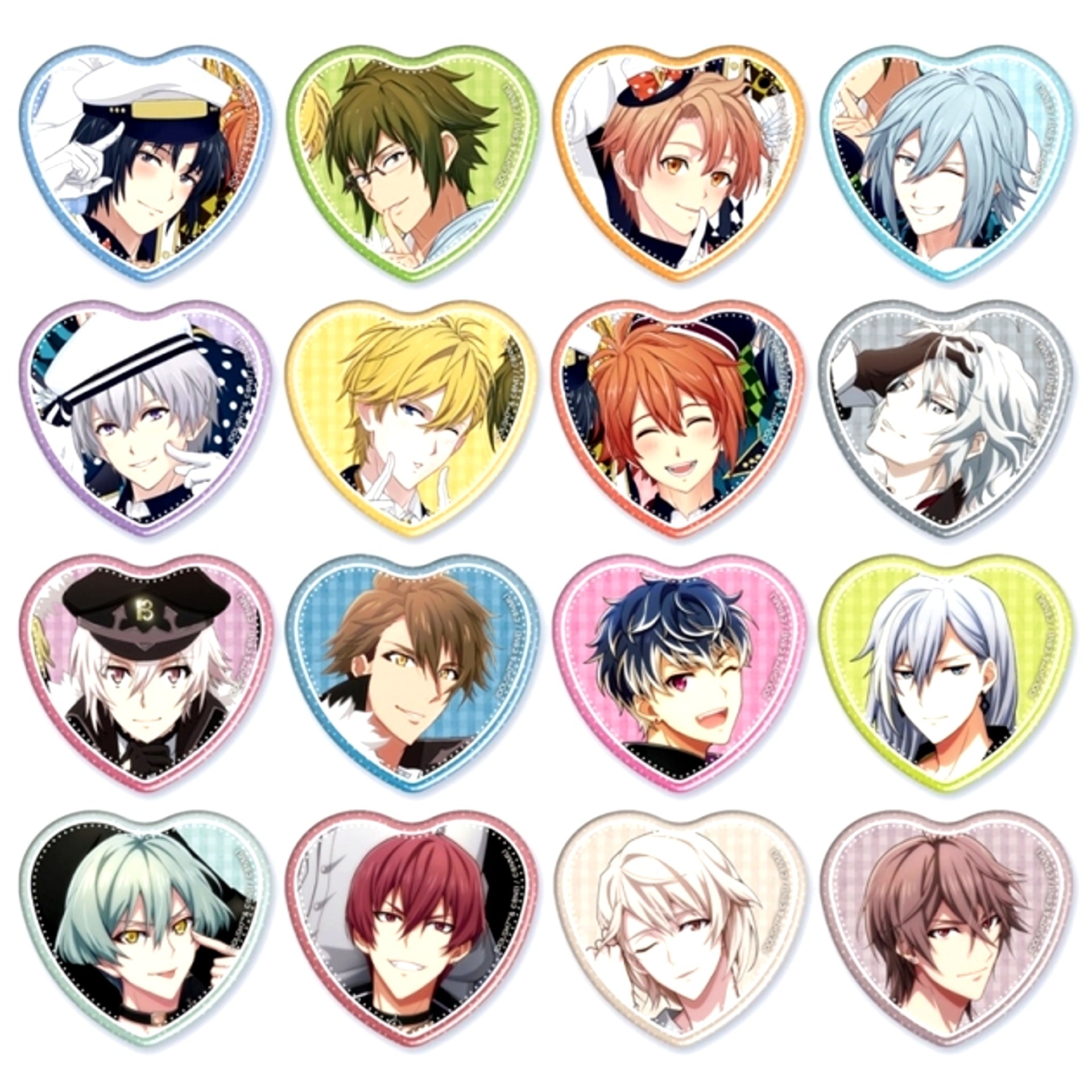 IDOLiSH7 Trading Heart Button B's-LOG Collection Goods - Badge [NEW]