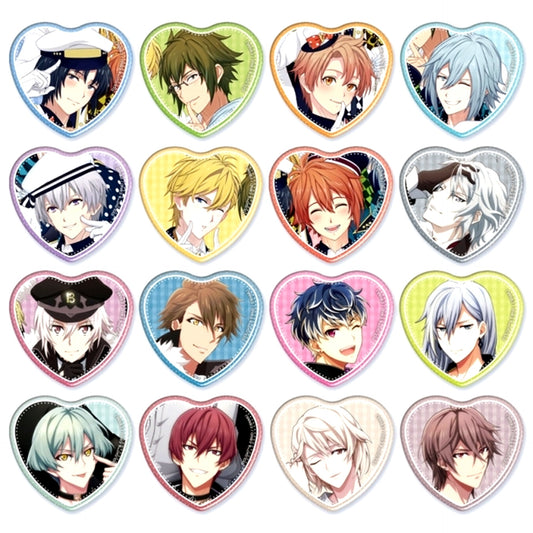 IDOLiSH7 Trading Heart Button B's-LOG Collection Goods - Badge [NEW]