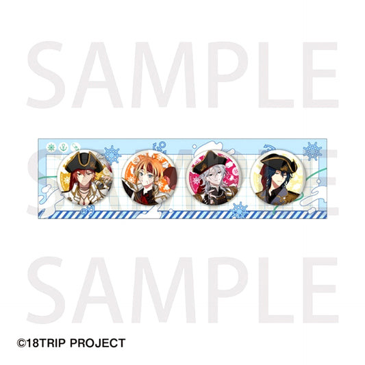 18TRIP Glitter Button Set Summer Pirates Party ver. Goods - Bache animate cafe [NEW]