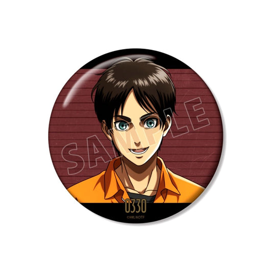 TV Anime Attack on Titan Newly Drawn Ellen Prisoner ver. 100mm Button Goods - Badge [NEW]