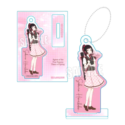 TV Anime Agents of the Four Seasons: Dance of Spring Stand Keychain Sakura Himetaka School Uniform ver. Animate Advance Sale [NEW]