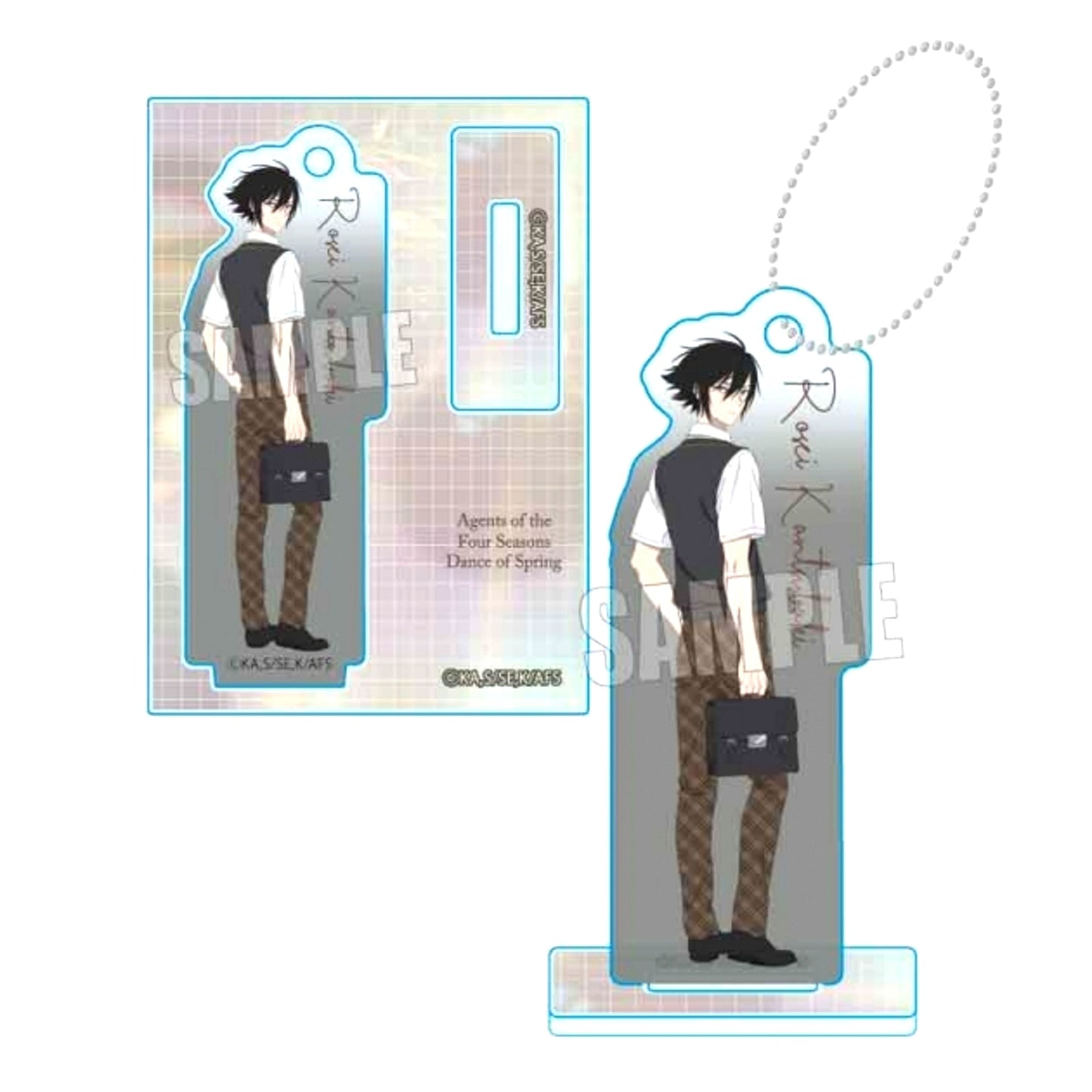 TV Anime Agents of the Four Seasons: Dance of Spring Stand Keychain Rosei Kantsubaki School Uniform ver. Animate Advance Sale [NEW]