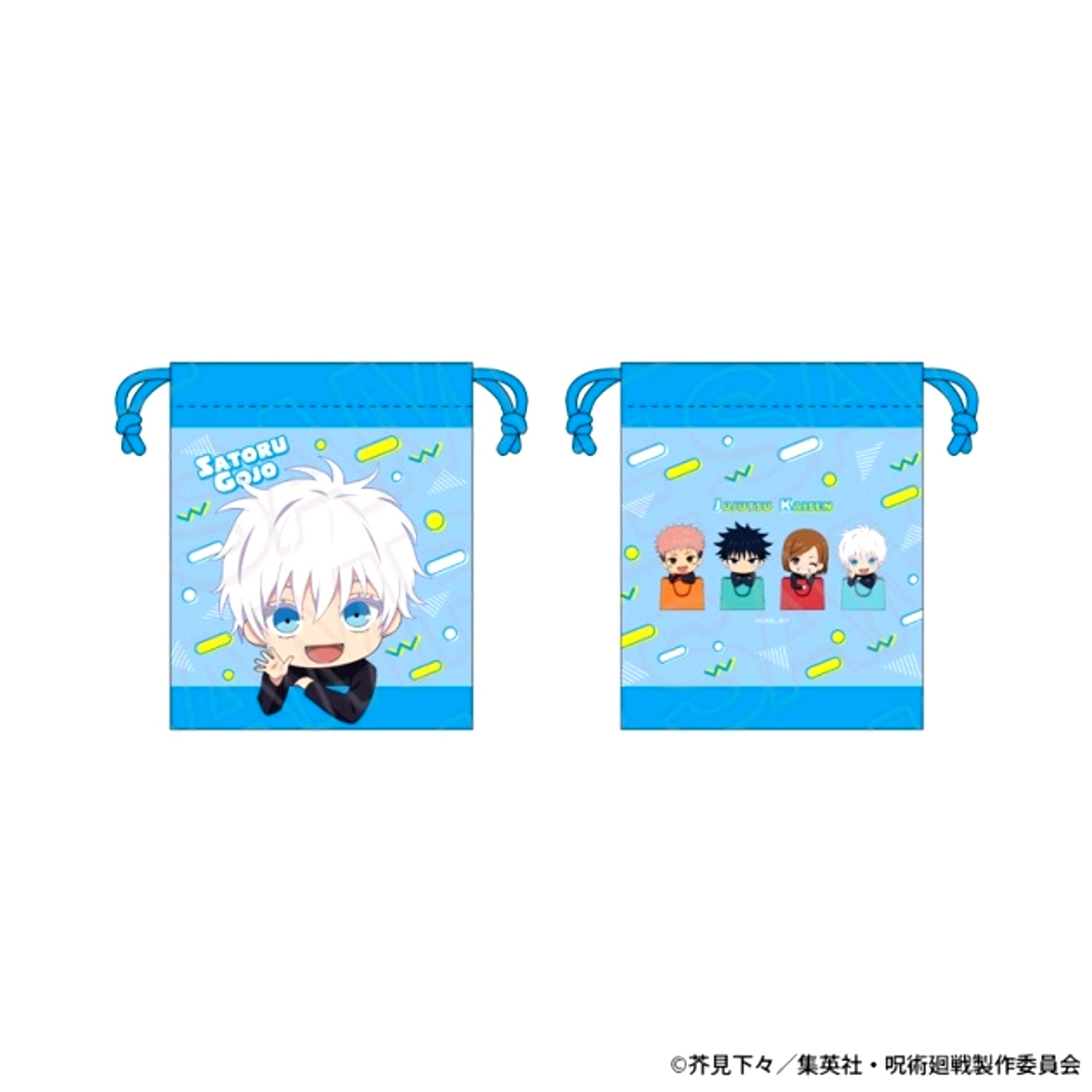 Anime Jujutsu Kaisen 5th Anniversary Drawstring Bag Satoru Gojo shopping Mini Character ver. [NEW]
