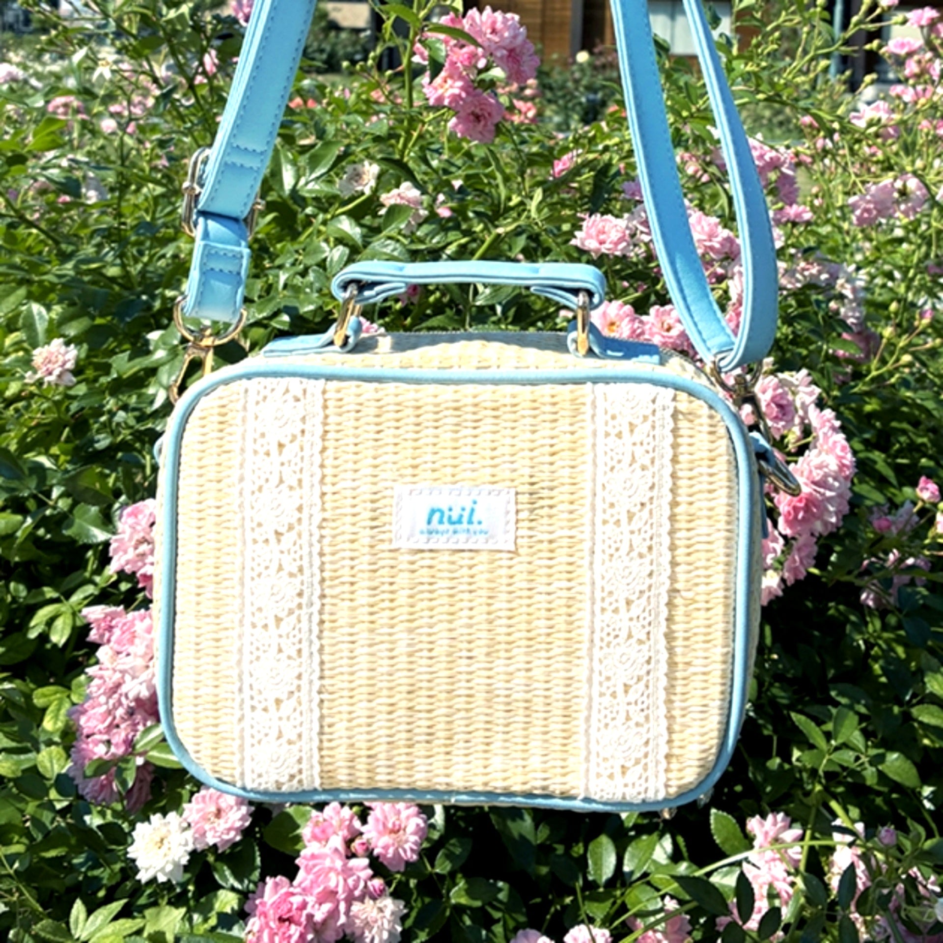 Non-Character Original nui. Basket Plush Bag White [NEW]