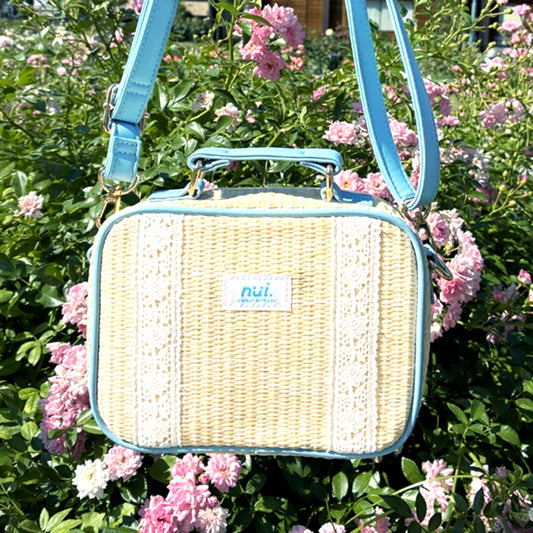 Non-Character Original nui. Basket Plush Bag White [NEW]