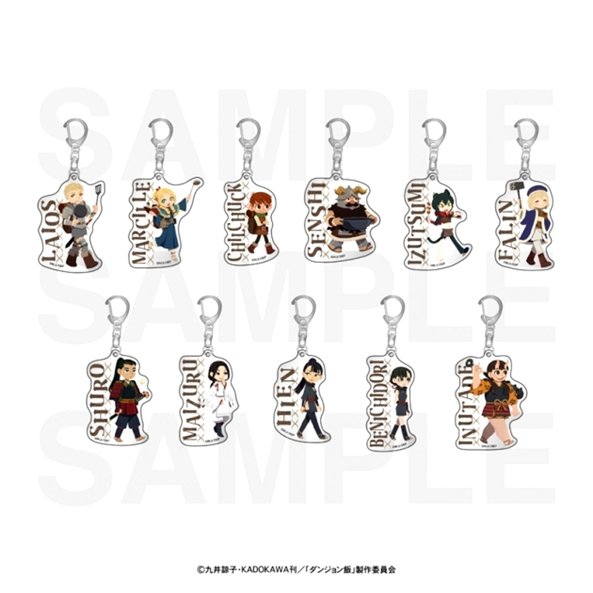 Delicious in Dungeon TV Anime Trading Acrylic Keychain Art by Hyogonosuke [NEW]