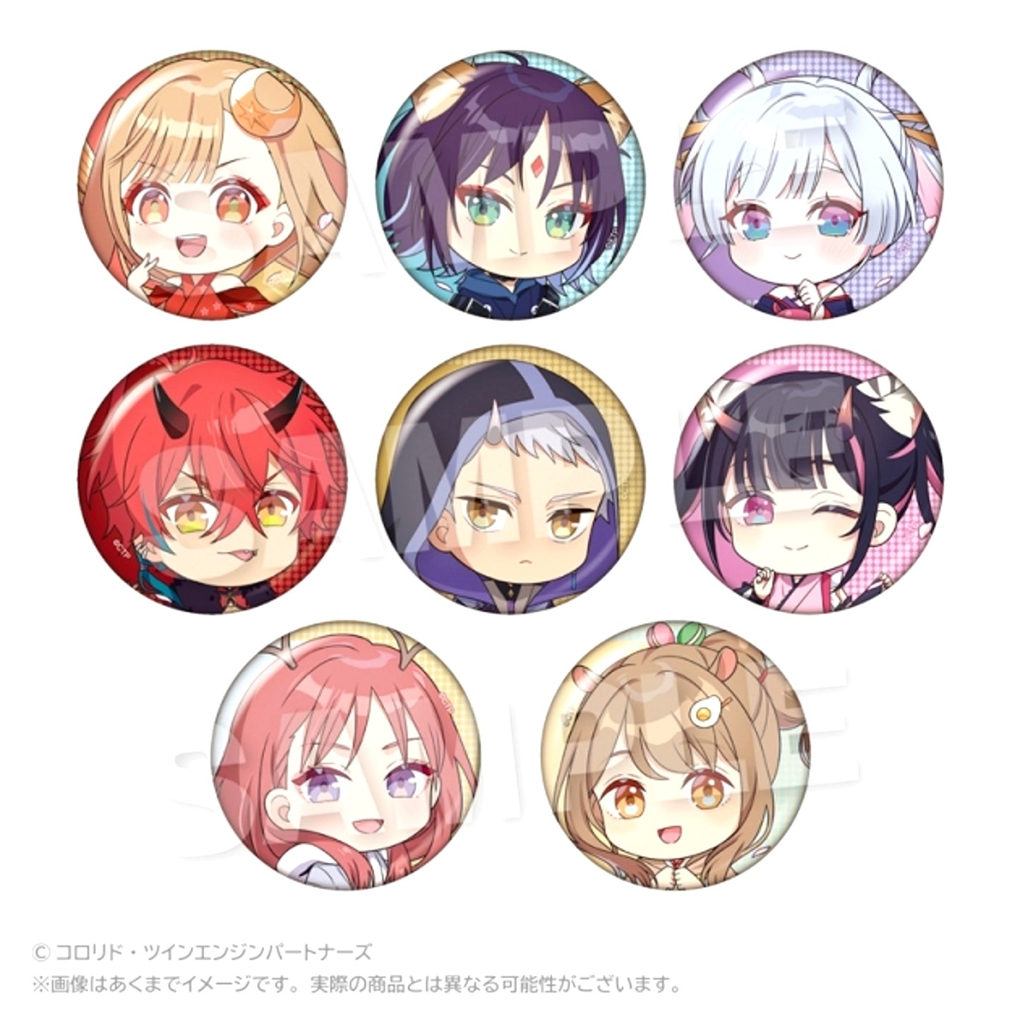 Cosmic Princess Kaguya! Trading Mini Character Can Badge (Reissue) [NEW]
