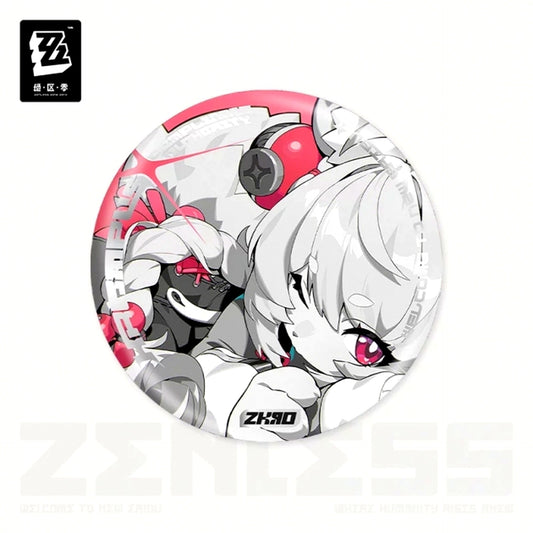 Zenless Zone Zero Mindscape Cinema Series Reflect Can Badge Krampus' Black Branch Teru [NEW]