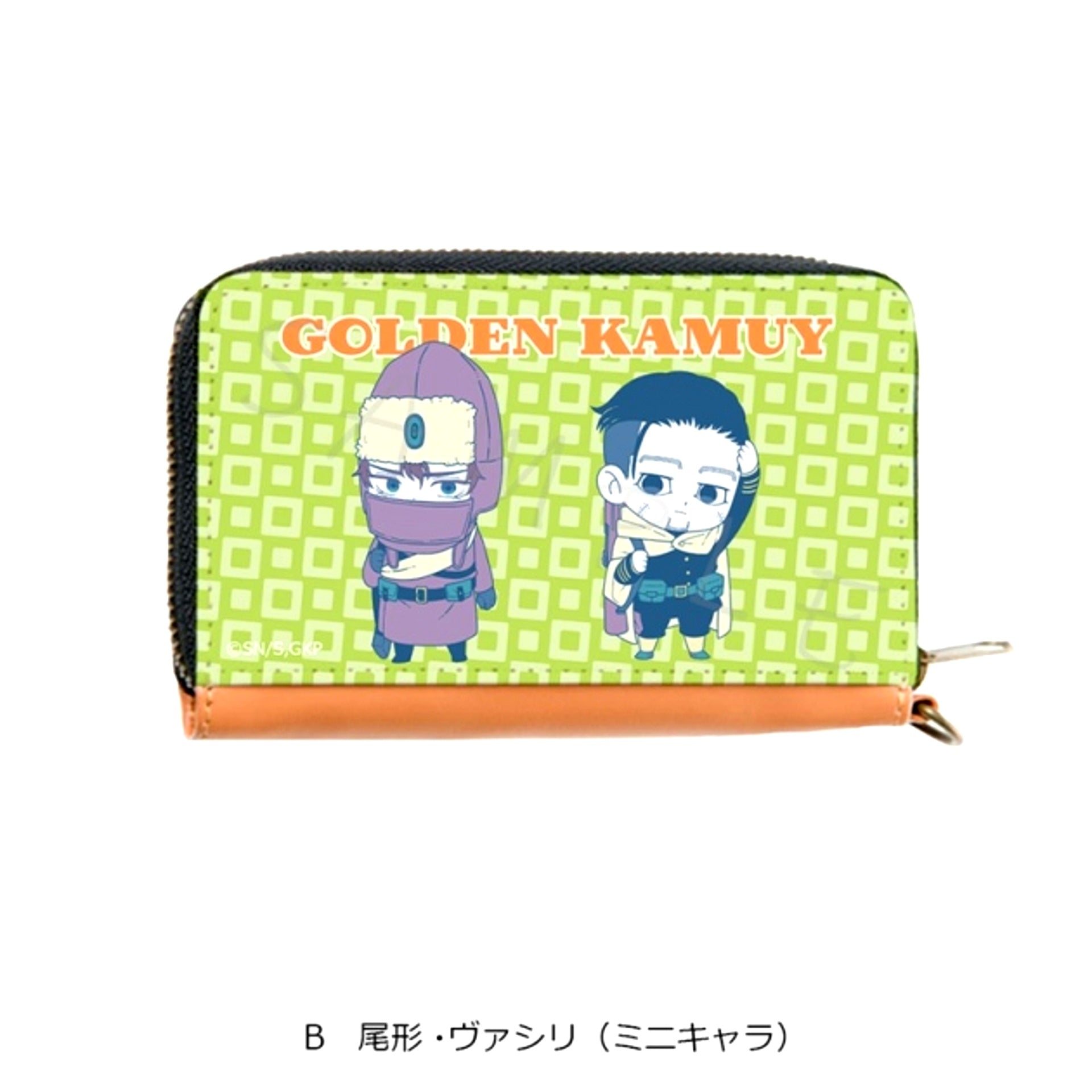 TV Anime Golden Kamuy Coin & Pass Case B Ogata & Vasily (Mini Character) (Reissue) [NEW]