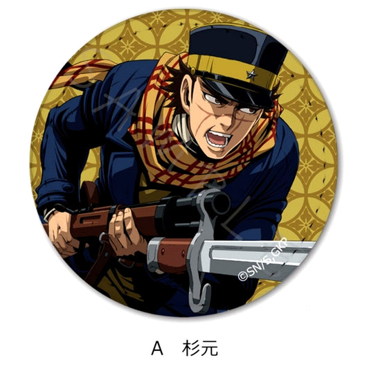 TV Anime Golden Kamuy Leather Badge A Sugimoto Goods - Badge Resale [NEW]