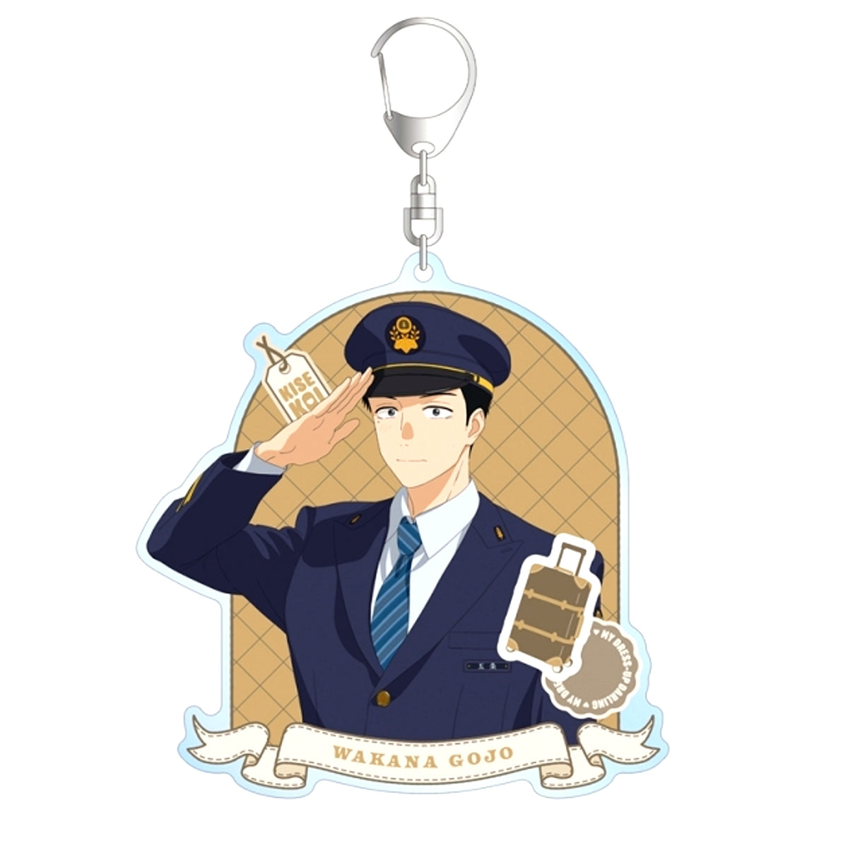 TV Anime My Dress-Up Darling Season 2 Newly Drawn Wakana Gojo Station Staff ver. BIG Acrylic Keychain [NEW]
