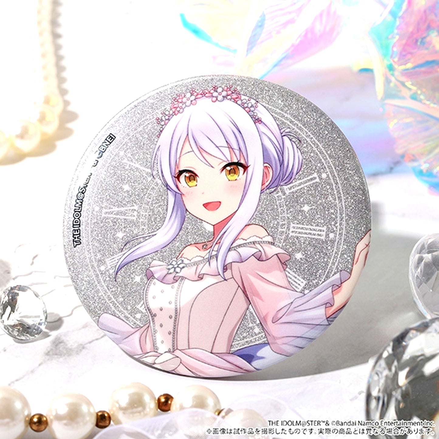 THE IDOLM@STER Cinderella Girls Glitter Can Badge / Eve Santa Claus Cinderella Girl General Election 2026 [NEW]