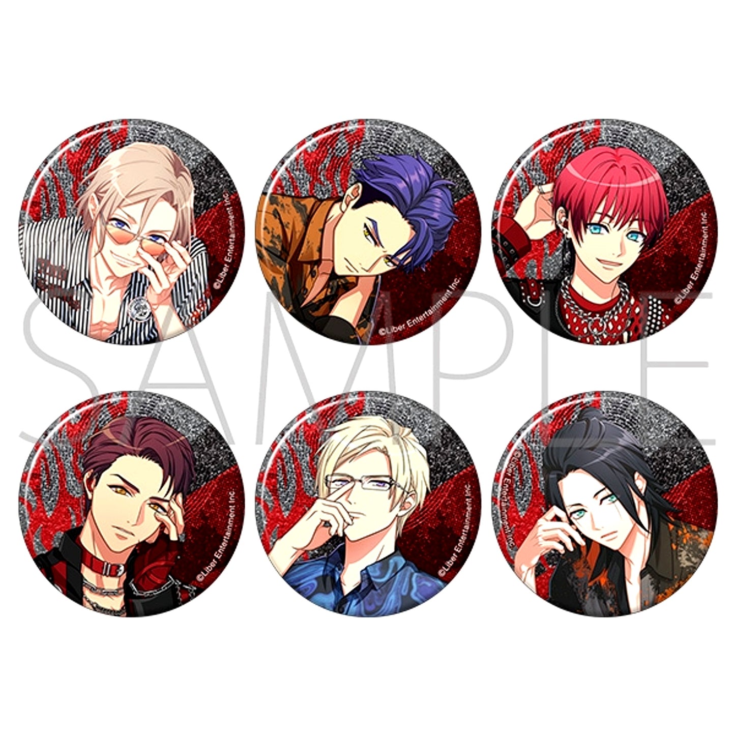 A3! Chara Badge Collection / Akigumi IDOL REWRITE Goods - Bache [NEW]