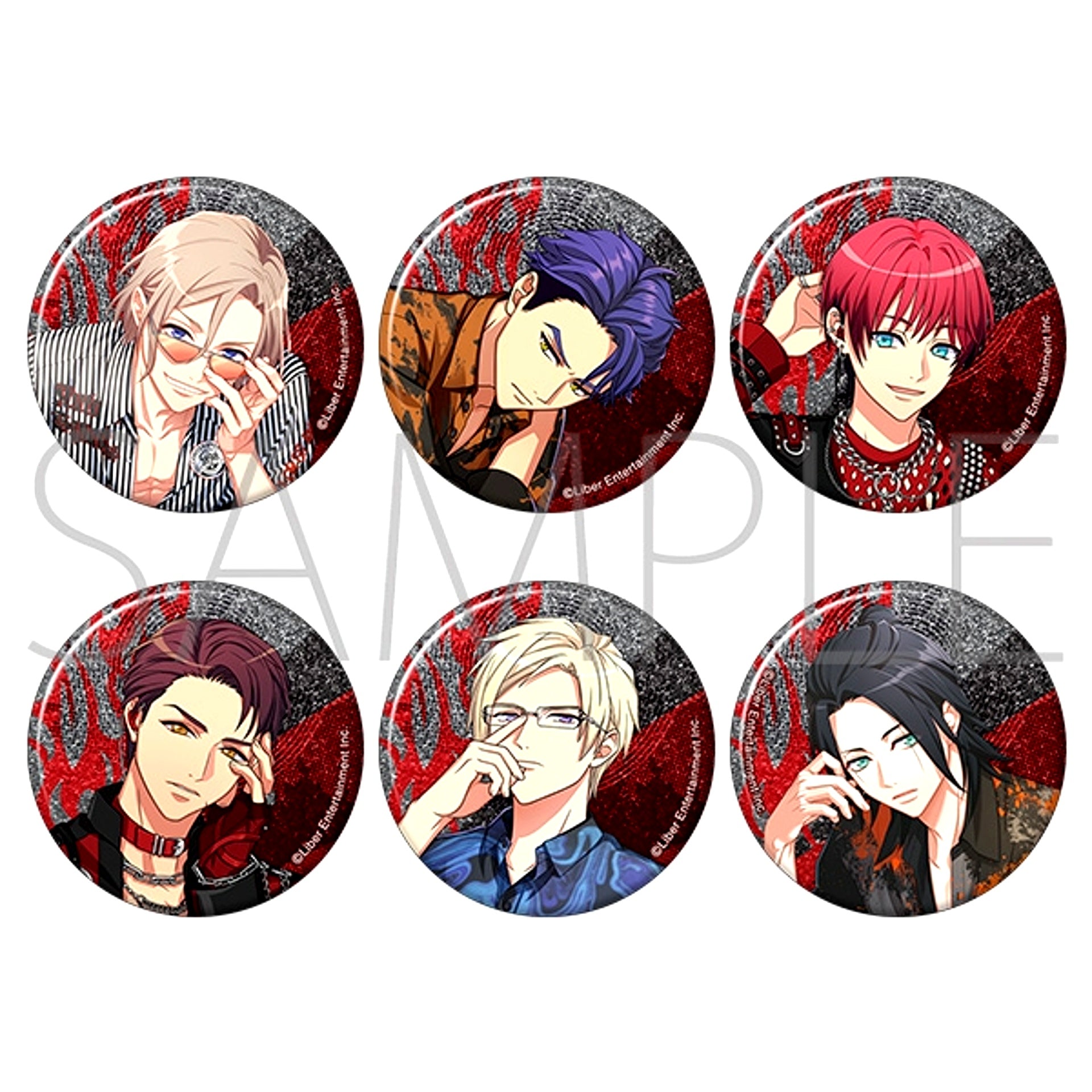 A3! Chara Badge Collection / Akigumi IDOL REWRITE Goods - Bache [NEW]