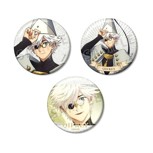TV Anime Witch Hat Atelier Qifrey Glitter Can Badge Set of 3 [NEW]