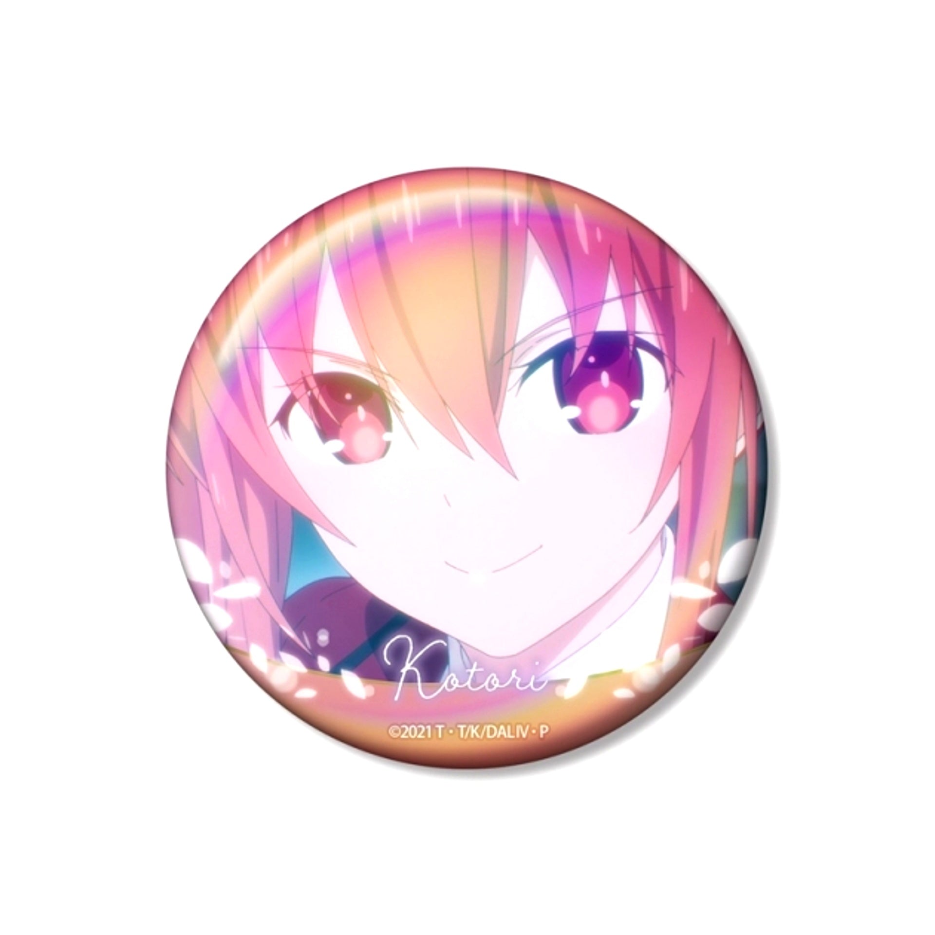 Date A Live IV Kotori Itsuka Scene Photo 75mm Aurora Can Badge [NEW]