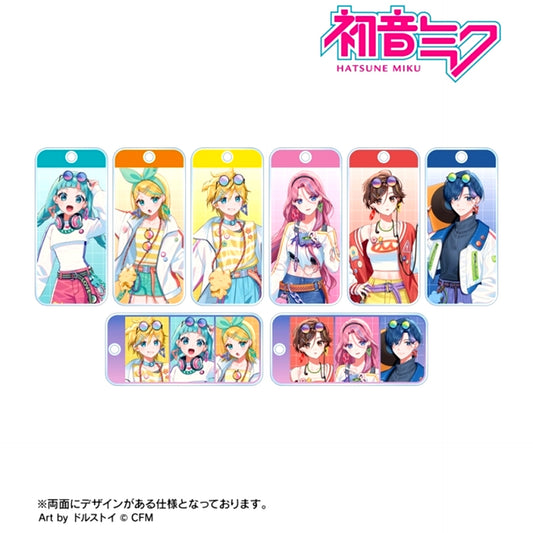 Hatsune Miku Newly Drawn City Pop ver. Art by Dorusutoi Trading Acrylic Key Tag [NEW]