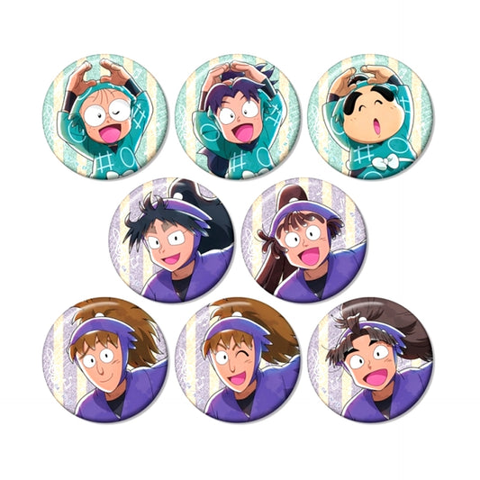 Nintama Rantaro Newly Drawn Everyone Let's Dance! Chapter ver. Trading Glitter Can Badge (with Bonus) [NEW]