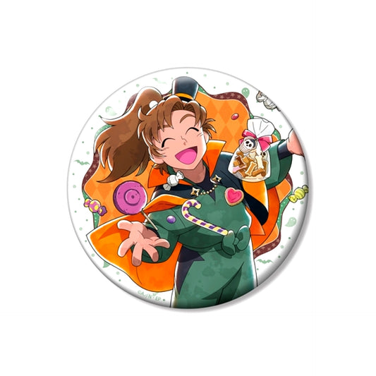 Nintama Rantaro Newly Drawn Isaku Zenpouji Trip or Sweet Chapter ver. 100mm Can Badge (Animate Advance Sale) [NEW]