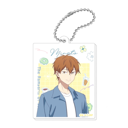 TV Anime The Ramparts of Ice Newly Drawn Acrylic Keychain / Minato Amamiya [NEW]