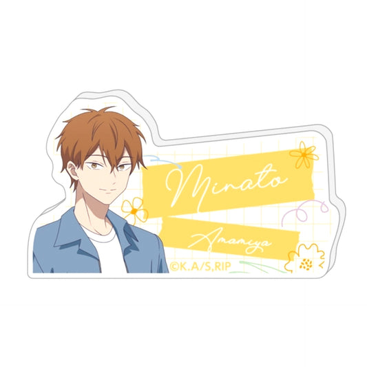 TV Anime The Ramparts of Ice Newly Drawn Name Badge / Minato Amamiya [NEW]