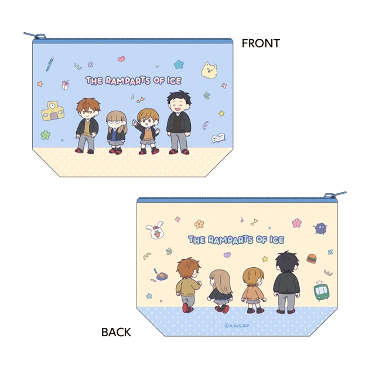 TV Anime "Koori no Jouheki" Boat-Bottom Pouch [NEW]