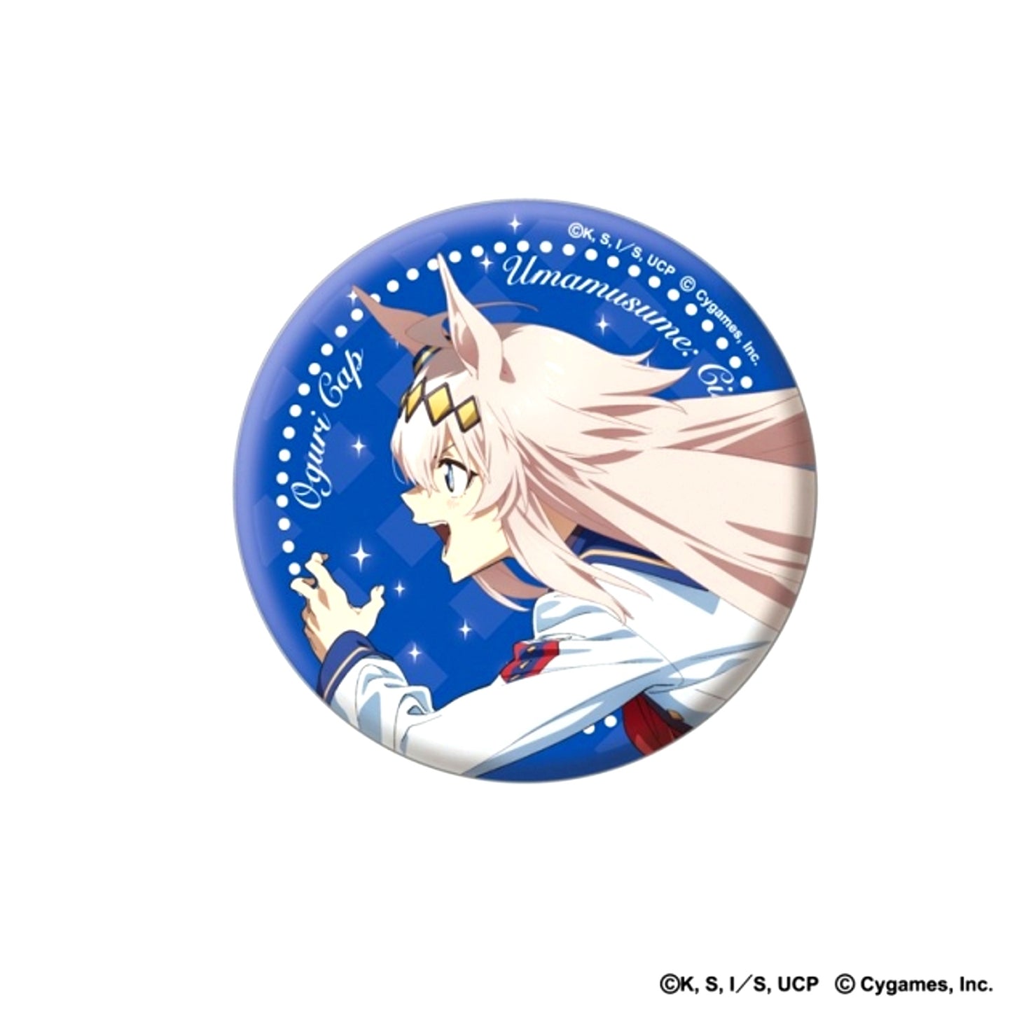 Anime Uma Musume Cinderella Gray 75mm Aurora Button Oguri Cap Goods - Badge [NEW]